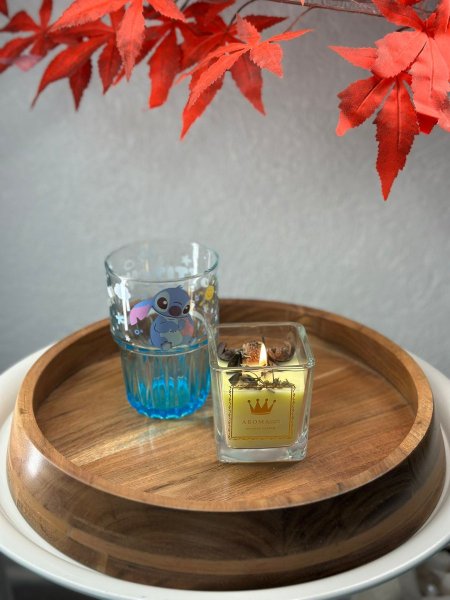 صنية تقديم خشب بامبو هندي الأصلي